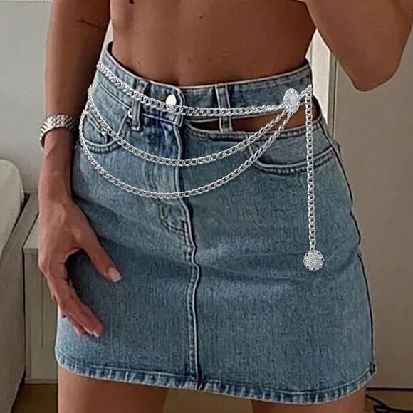 Multilayer Charm Chain Belt main image 5